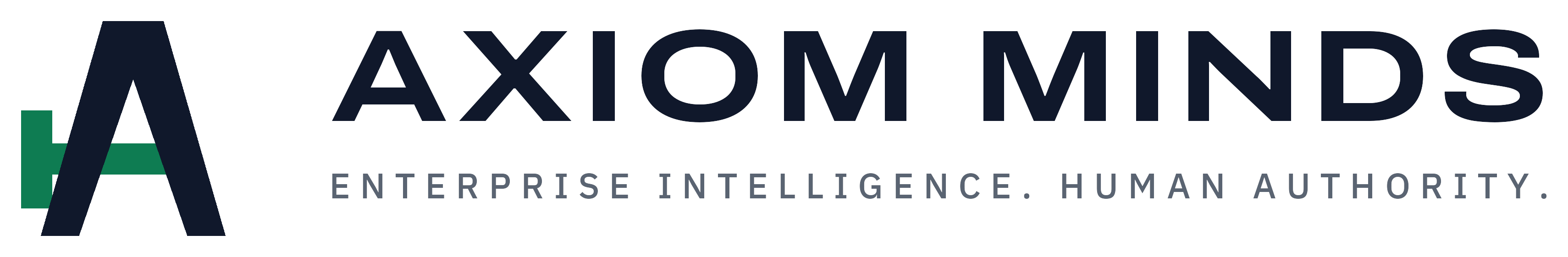 Axiom Minds — Enterprise Intelligence. Human Authority.